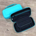Orzly Turquoise Carry Case for Switch Lite - Portable Travel Case with Game Storage & Accessories - Gift Box Edition