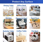 Transparent 14x24 in Small Office Desk Blotter Mat Clear Plastic Table Protector Cover Pad PVC Topper Surface Proection Mat Pad Anti Scratch Table Mat Glass End Table Protector Waterproof Easy Clean