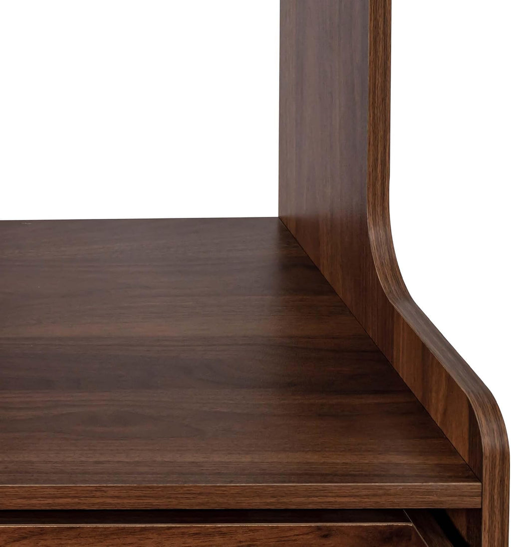 71” Coffee Bar Hutch with Drawers, Pantry Cabinet with Doors & Internal Shelves, Hutch Cabinet with Storage for Dining Room, Easy Assembly (Style A)