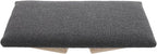 Foldable Wooden Stool Meditation Bench Deep Gray Ergonomic Kneeler Chair for Yoga Prayer and Mindfulness Sitting