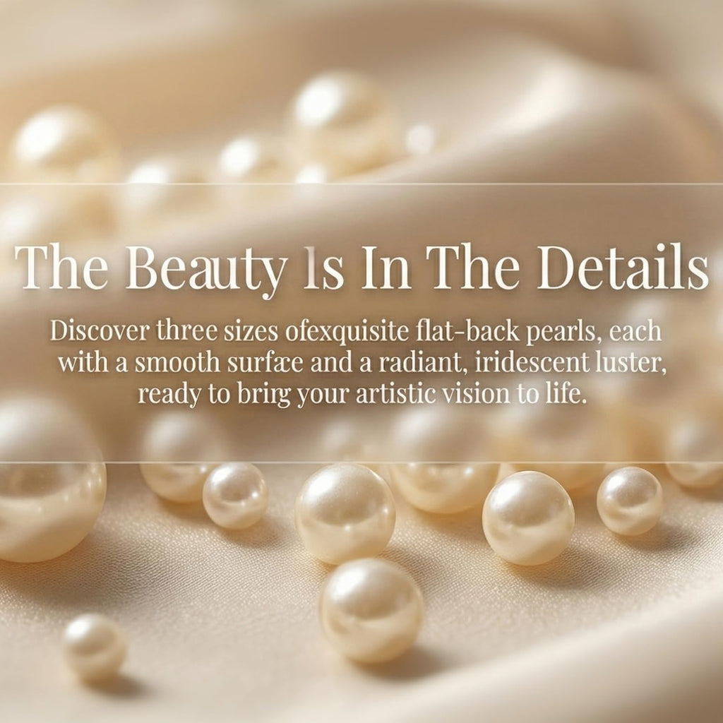 Lifestyle-cat 104pcs Mixed Size Pearls Beads No Holes 8mm, 14mm, 20mm Pearls for Vase Filler, Table Scatter, Wedding, Birthday Party, Home Decoration (Ivory)