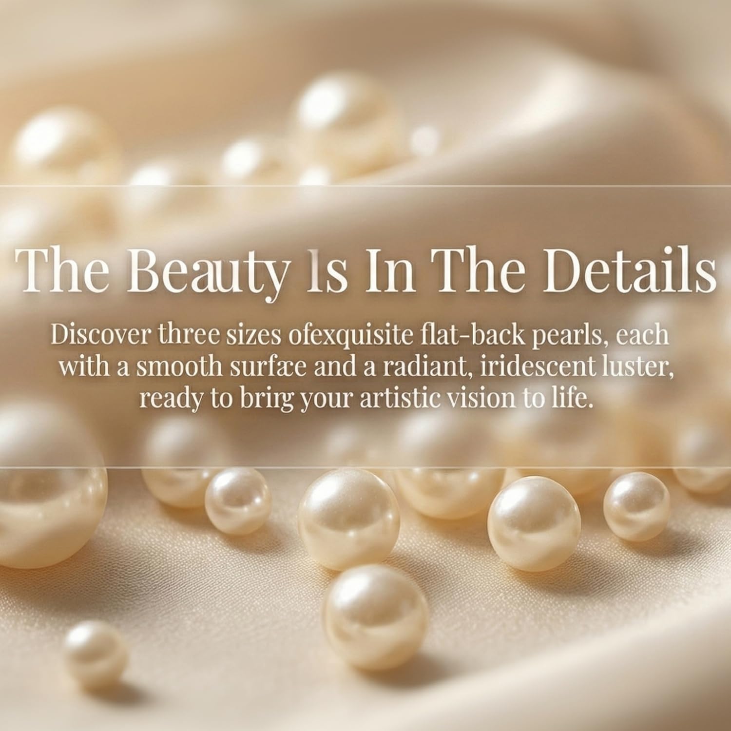 Lifestyle-cat 104pcs Mixed Size Pearls Beads No Holes 8mm, 14mm, 20mm Pearls for Vase Filler, Table Scatter, Wedding, Birthday Party, Home Decoration (Ivory)