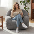 EBENCHICO Giant Bean Bag Chair for Adults and Teens, Corduroy Large Bean Bag Chairs with Armrests, Adult BeanBag Sofa Couch Chairs with Filler, Comfy Reading Chair Floor Sofa for Gaming, Napping