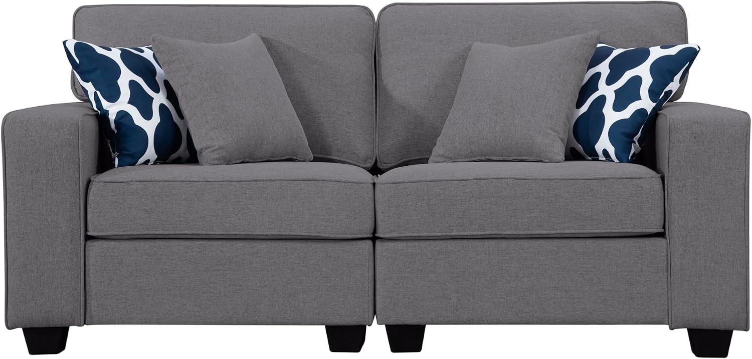 Legend Vansen Modular Sectional Sofa L Shaped Couch with Ottoman Modern Reversible Corner Sectional Couch for Living Room