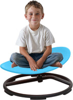 Sensory Spinning Chair for Autistic Kids，Sensory Swivel Chair，Sit and Spin Toy for Balance and Coordination, Spinning Autism Seat & ADHD Children, Indoor & Outdoor Play for Ages 3+（Blue）