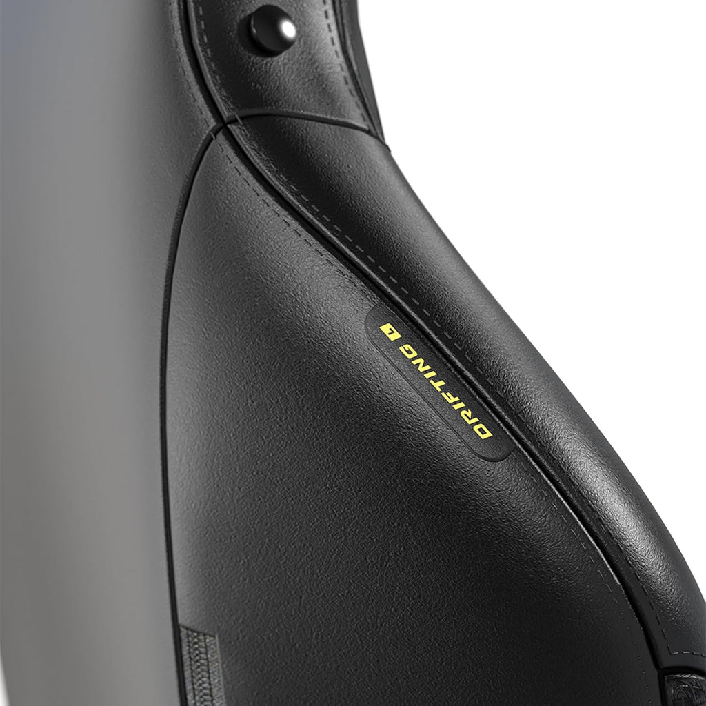 DXRacer Drifting Computer Gaming Chair - Ergonomic Office Chair with Adjustable Recline, Rocking, Cooling Gel Foam Headrest, 3D Armrests, Memory Foam Lumbar Support, Large, Black