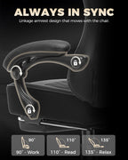 GTPLAYER Gaming Chair, 𝐁𝐢𝐠 𝐚𝐧𝐝 𝐓𝐚𝐥𝐥 Gaming Chair for Adults, 𝐖𝐢𝐝𝐞 𝐒𝐞𝐚𝐭 Computer Game Chairs with 𝐓𝐡𝐢𝐜𝐤 𝐏𝐨𝐜𝐤𝐞𝐭 𝐒𝐩𝐫𝐢𝐧𝐠 𝐂𝐮𝐬𝐡𝐢𝐨𝐧 & Footrest, 𝟑𝟓𝟎 𝐥𝐛𝐬, Black
