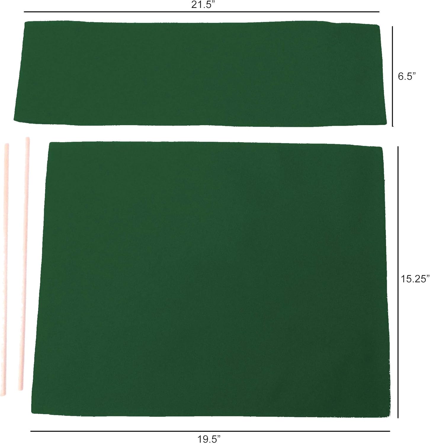 Replacement Cover Canvas for Directors Chair (Round Stick) - Hunter Green