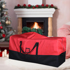 Christmas Tree Storage Bag, 600D Oxford Extra Large Moving Bags, Fits Up to 7.5 Ft Artificial Trees, Skeleton Storage, Waterproof Christmas Decorations Storage Bags with Zippers & Card Slot