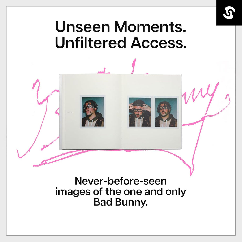 Stillz Bad Bunny (2019-2025) - Limited Edition Collector’s Photography Book - Signature Polaroid Archive - Semi-Gloss Printed Cover with Protective Transparent Jacket