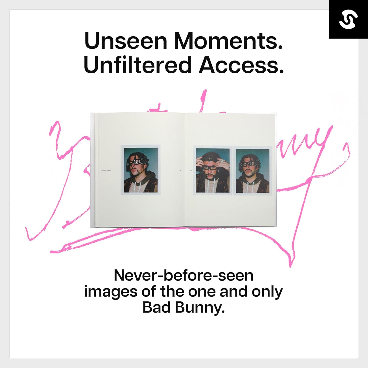 Stillz Bad Bunny (2019-2025) - Limited Edition Collector’s Photography Book - Signature Polaroid Archive - Semi-Gloss Printed Cover with Protective Transparent Jacket