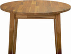 ARROWSTONE Nakina Solid Acacia Wood Round Dining Table, Ideal for Dining Room, Kitchen, Living Room