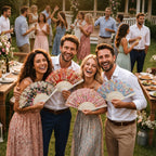Spanish Style Folding Fan, Decorative Floral Hand Fan with Plastic Frame, 42cm Foldable Dance Fan for Women, Costume, Wedding, Flamenco Party, Stage Performance and Photo Props(Set2)