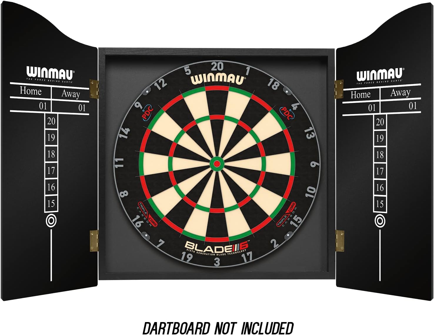 WINMAU Man Cave Deluxe Dartboard Cabinet
