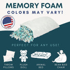 Sleep Touch - Shredded Memory Foam (40 Pound), Made in USA, Bean Bag Refill, Stuffing for Couch, Filler for Chair and Pillow, Filling for Cushions.