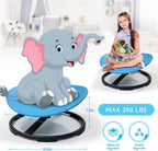 Spinning Chair for Autistic Kids, Sensory Swivel Chair Toy for Teens with ADHD/Autism, Training Body Balance, Sit and Spin Calming Gift to Improve Focus, Ages 3+, Max Load 250 LBS (Blue)