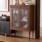 Entryway Cabinet Solid Wood Dining Sideboard Living Room Storage Cabinet Wall Wine Display Cabinet Sideboard Storage Cabinet