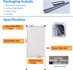 Trackless Invisible Honeycomb Folding Door, White, 24"-80" Wide, Pull Down, Space-Saving Design, Ideal for Home and Office, 20x80in (50.8x203.2cm)