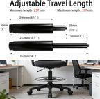 10.1 Inches-14 Inches Office Chair Cylinder Replacement Parts, 3.9in Stroke,Heavy Duty 1000 lbs,Hydraulic Chair Gas Lift Universal Gas Cylinder Fit Most Office Chairs/Gaming Chairs, Class 4
