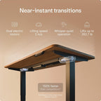 Desktronic HomePro Standing Desk 70x30 — Made in Europe, Ergonomic Sit Stand Home Office Desk, Electric Height Adjustable, Dual Motor, USB & USB-C Charging, Wobble-Free, Touchscreen, 3 Memory Presets
