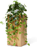 CADNLY Realistic Artificial Plants Indoor in Pot – Green Faux Hanging Plants Artificial Decor Fake Pothos Potted Home Decor Shelves Tabletop Office 1 Pack