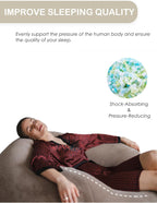 HDMLDP 5LBS Bean Bag Filler High Density Shredded Memory Foam Pillow Stuffing Beanbag Filling for Couch Bean Bag Chair