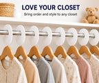18 Pack White Acrylic Shelf Dividers for Closet Organization | Fits wooden shelves to organize clothing, linens, pantry items, and office supplies in closets, kitchens, and bedrooms.