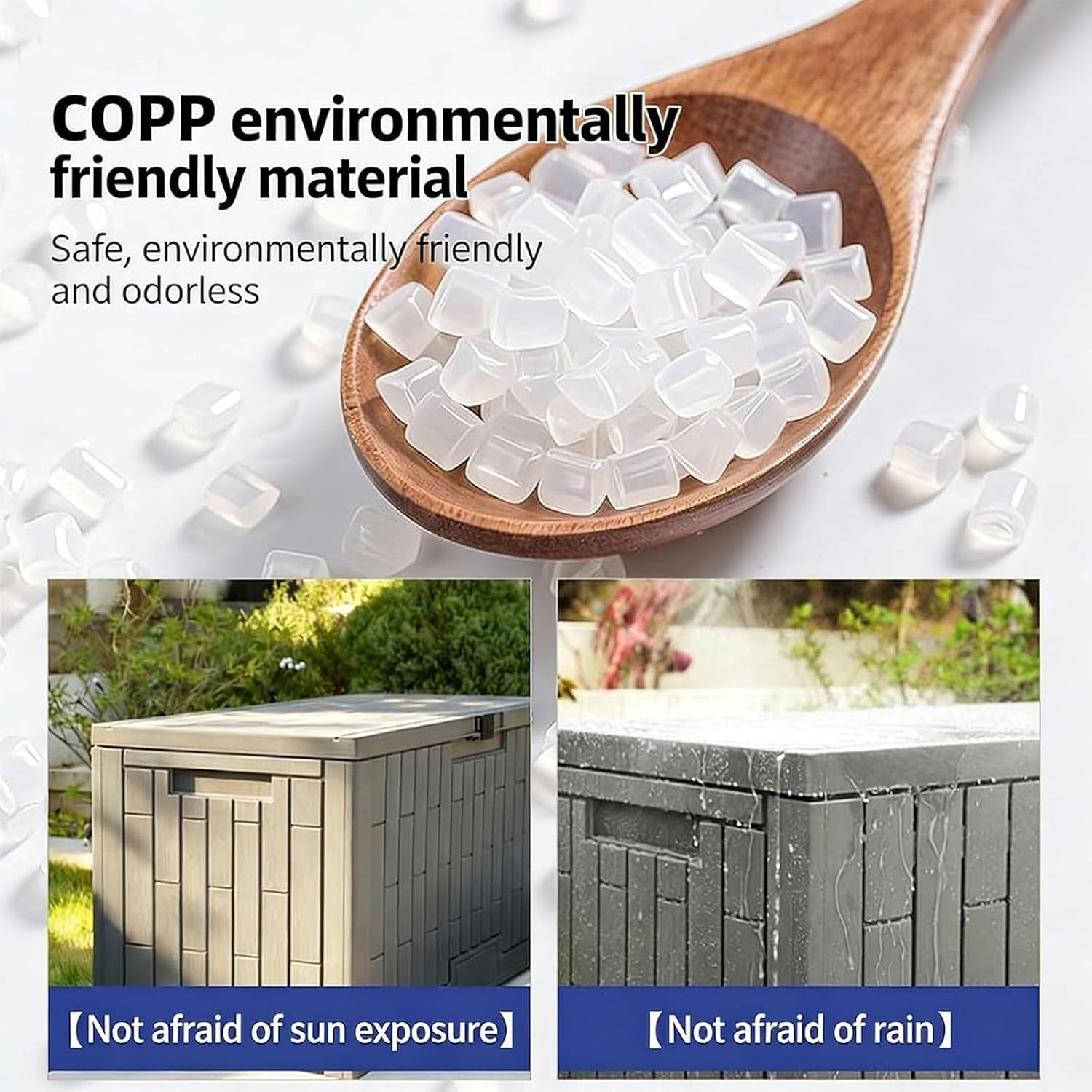 Package Delivery Boxes For Outside, Outdoor Storage Box With Lock Slot, Features Extra-large Storage Space, Deck Boxes Outdoor Waterproof, for A Wide Range Of Applications(X-Large)