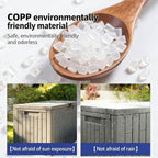 4.deck Boxes Outdoor Waterproof, Package Delivery Boxes For Outside, Features Extra-large Storage Space, Outdoor Storage Box With Lock Slot, for A Wide Range Of Applications(X-Large)