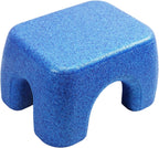 Foot Rest Stool Seating Chair Stylish Leisure Ottoman Footrest Shoe Changing Stool for Bedroom Apartment Nursery Home Office, Blue