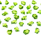 Super Z Outlet 120 Pack Acrylic Color Ice Rock Crystals Treasure Gems for Table Scatters, Home Vase Fillers, Event, Wedding, Arts & Crafts, Birthday Decoration Favor (1" Inch)(Apple Green)