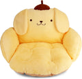 Juju Yellow Kawaii Cushion - Kawaii Room Decor - Seat Cushions for Office Chairs - Office Chair Cushions - Car Seat Cushion - Gaming Room Decor - Gaming Desk Accessories Floor Pillow (Yellow)