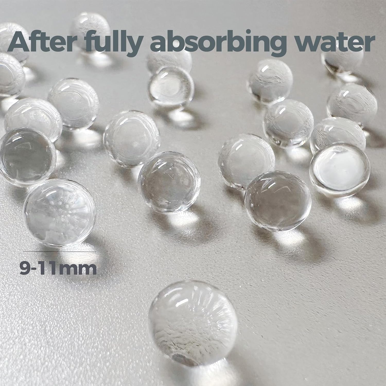50000 Clear Water Gel Beads for Vase Filler | Vase Filler, Wedding Centerpieces, Christmas Decoration, Floating Candles, Floral Decorations, Floating Beads