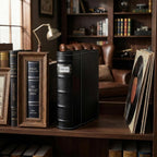 CD DVD Storage Binder, Holds 56 Discs and 28 Booklets with Tag Slots, PU Leather Wallet Organizer for Blu-ray Movies, Music, Video Games, Home and Car
