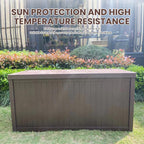 Large Storage Bench Lockable Outside Storage Box Container Waterproof for Furniture Outdoor Cushions Garden Pool Tools