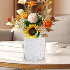 Fake Ice Cubes,100 Pcs Clear Rocks for Vases,17 * 22 mm Plastic Diamonds,Plastic Ice Cubes Clear Beads for Vases