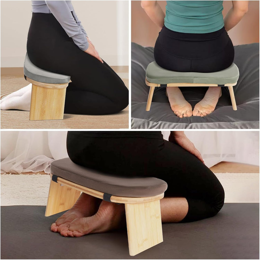 Headstand Bench ,Yoga Headstand Bench for Beginners , Feet Up Trainer Headstand Stool,Inversion Bench,Yoga Chair with Comfort Cushion ,Safe Shoulder Stand & Handstand Tool