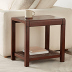55 Downing Street Powell 22" Wide Brown Wood Side Table