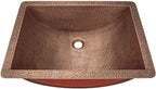 926 Single Bowl Copper Sink, Sink Only