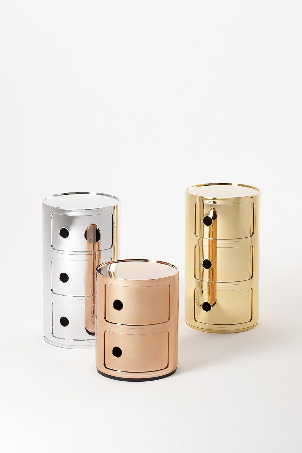 Kartell 5967/RR Componibili Drawers by Anna Castelli Ferrieri, Pack of 1, Metallic Copper