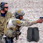 Double Magazine Pouch Fit Glock 17 19 22 23 26 27 31 32 33 34 35 37 38 39-9mm .40 Cal Dual Stack Mag Holder | Polymer Paddle Holster | 360°Adjustable Cant | Ambidextrous | Outside Waistband | Black