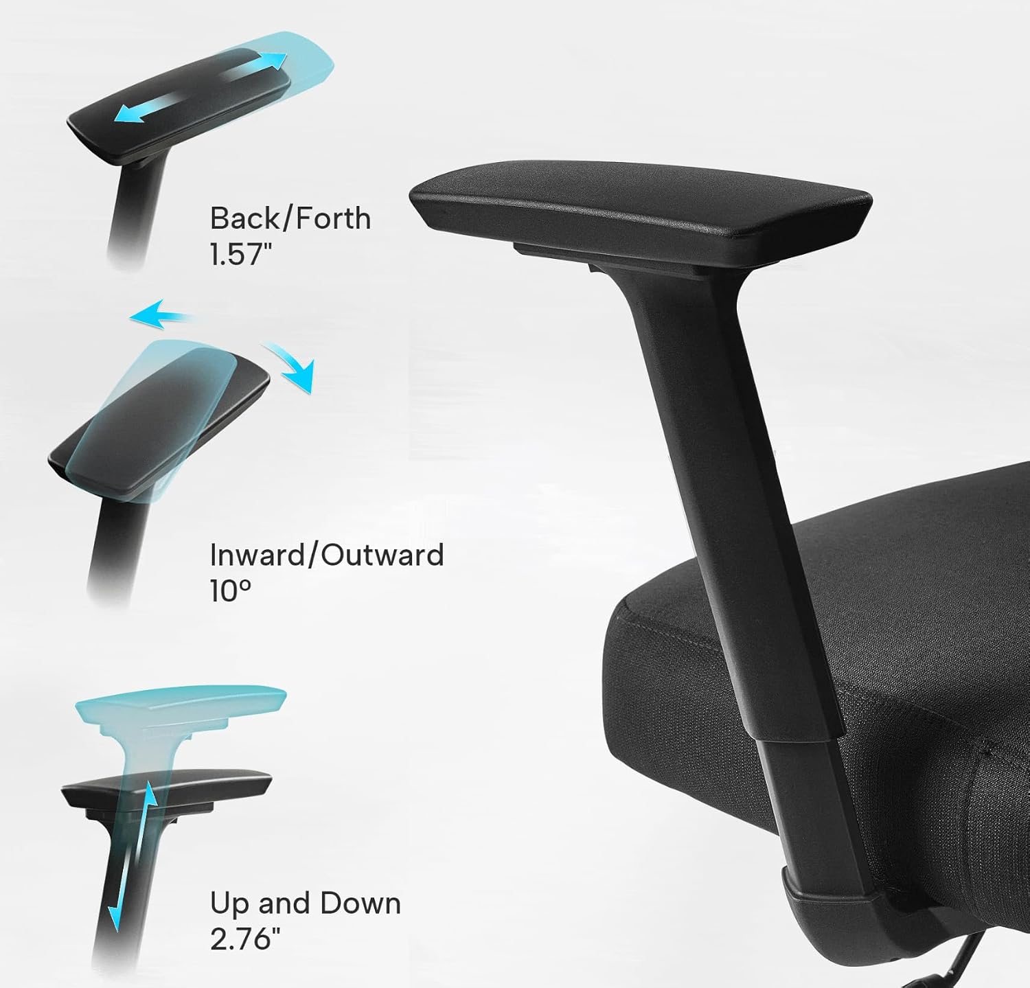 EUREKA ERGONOMIC Axion Gaming Chair, Gamer Chair with Adjustable Lumbar Support, Ergonomic Mesh Gaming Chair with Breathable Backrest, Comfortable High Back Game Chair for Adults, Black & Grey