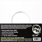 (100) Archival Quality Acid-Free Heavyweight Paper Inner Sleeves for 7" Vinyl Records #07IW