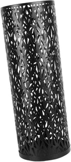 Sorandy Metal Umbrella Holder, Round Freestanding Umbrella Stand, Hollowed Pattern Stand with Quick Drying Design, Ideal for Entryway, Office & Home (S 62x50cm / 24.41x19.69in)