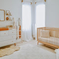 dadada Baby Harmony Set, Nursery Furniture Set. Baby Crib and Dresser Combo. Soho 3-in-1 Convertible Crib and Austin 5 Drawer Nursery Dresser. Natural Beechwood