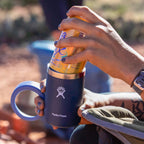 Hydro Flask 12 Oz Cooler for Cans - Can Cooler for Beer or Coffee - Insulated in Capri Blue