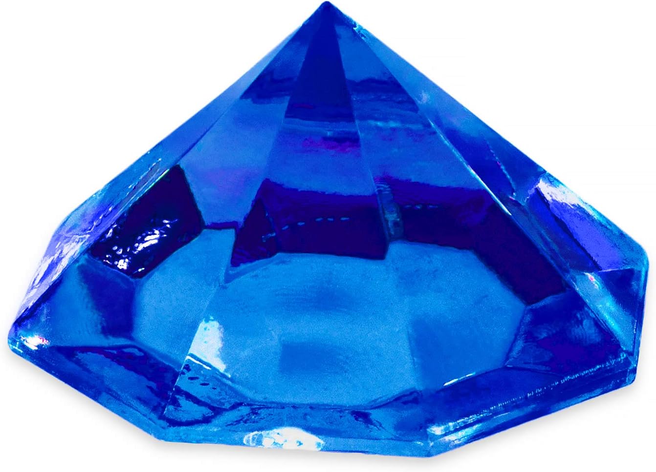 Super Z Outlet Acrylic Table Scatter Accents and Vase Fillers for Events, Weddings, Crafts, and Parties – 36-Piece Set (Royal Blue)
