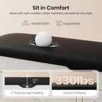 39" Shoe Storage Bench with Padded Seat Cushion & Lift Top Storage Box & 2 Flip Drawers, Small Entryway Shoe Rack Bench with 2 Doors and Adjustable Shelf, Shoes Cabinet for Hallway, Living Room, White
