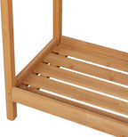 costoffs Potting Bench Wood Garden Potting Table with Cabinet and and Drawers Outdoor Metal Surface Work Bench for Greenhouse with Hooks and Shelf Wood