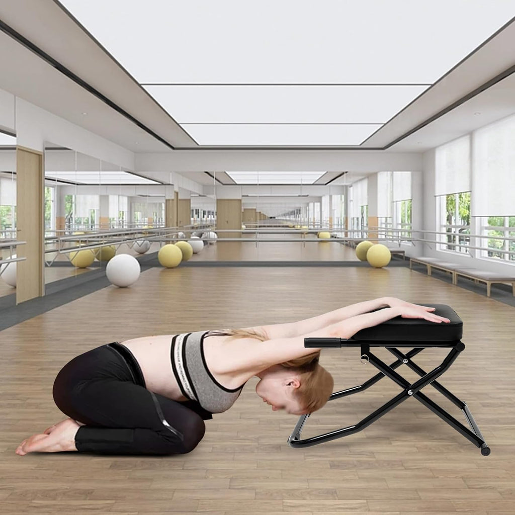 AngelcityCC Yoga Headstand Bench Stand Yoga Chair for Family Gym Relieve Fatigue Build Up Body, Strength Training Inversion Equipment for Relaxation and Strength